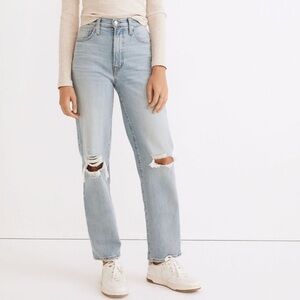 Madewell Light Blue Perfect Vintage Straight Jean